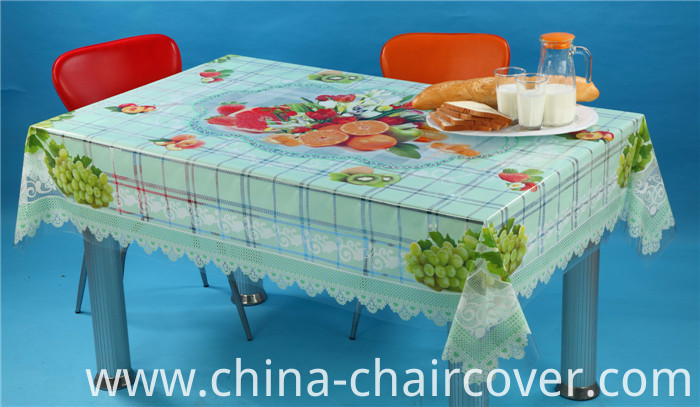 Wholesale China Factory High Quality All in One Independent Design (TZ-0005) Printed Transparent Tablecloth 140*180cm